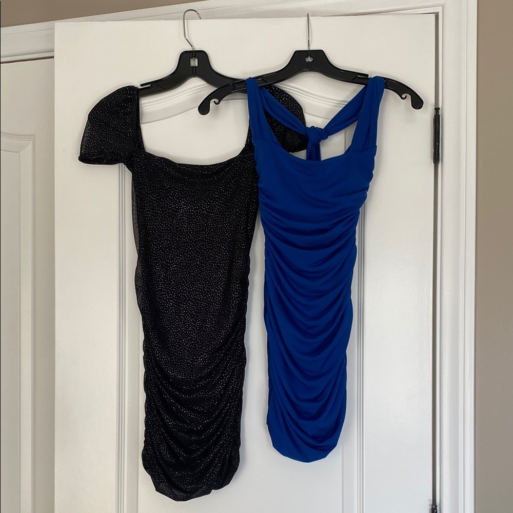 Lucy in the Sky Black and Blue Dresses